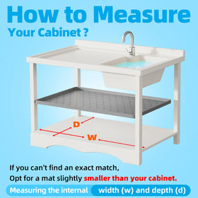 Winisok shelf liner solution helps organize and protect storage space.