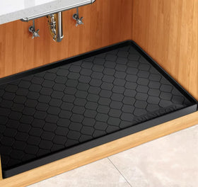 Winisok under-sink mat 40x22 protects cabinets from leaks and spills.