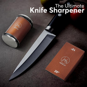 Winklez magnetic holder keeps blade secure for safe sharpening