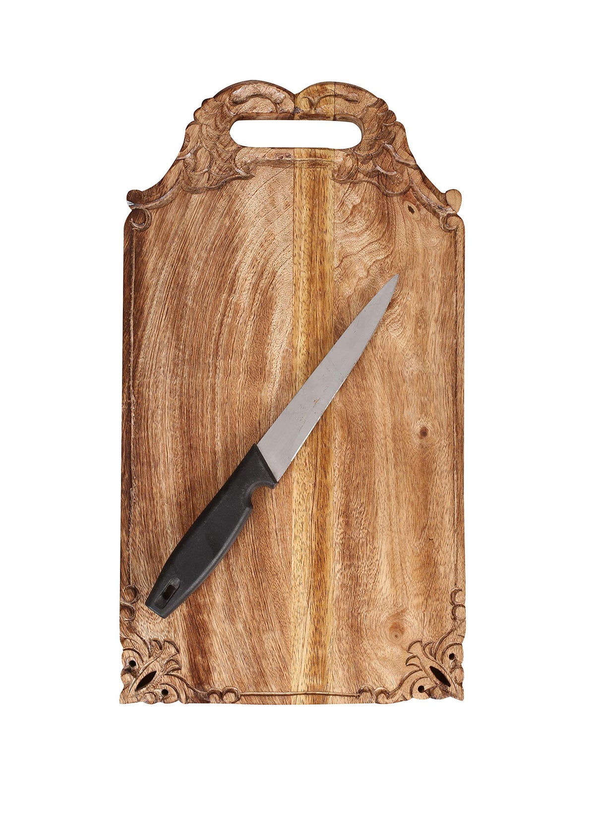 Winlay mango wood tray ready for outdoor dining and casual gatherings.