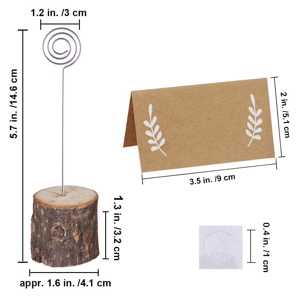 Winlyn kraft cards brighten tables with rustic style and clarity