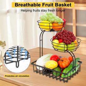 Winmien metal kitchen organizer rustproof finish complements any counter.