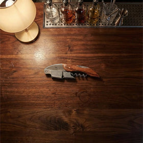 Lever in action on Wino Wine Key removing an older cork.