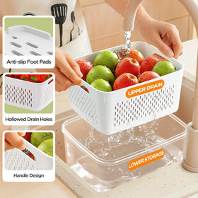 Winproper airtight lids with silicone seal prevent spills and odors.