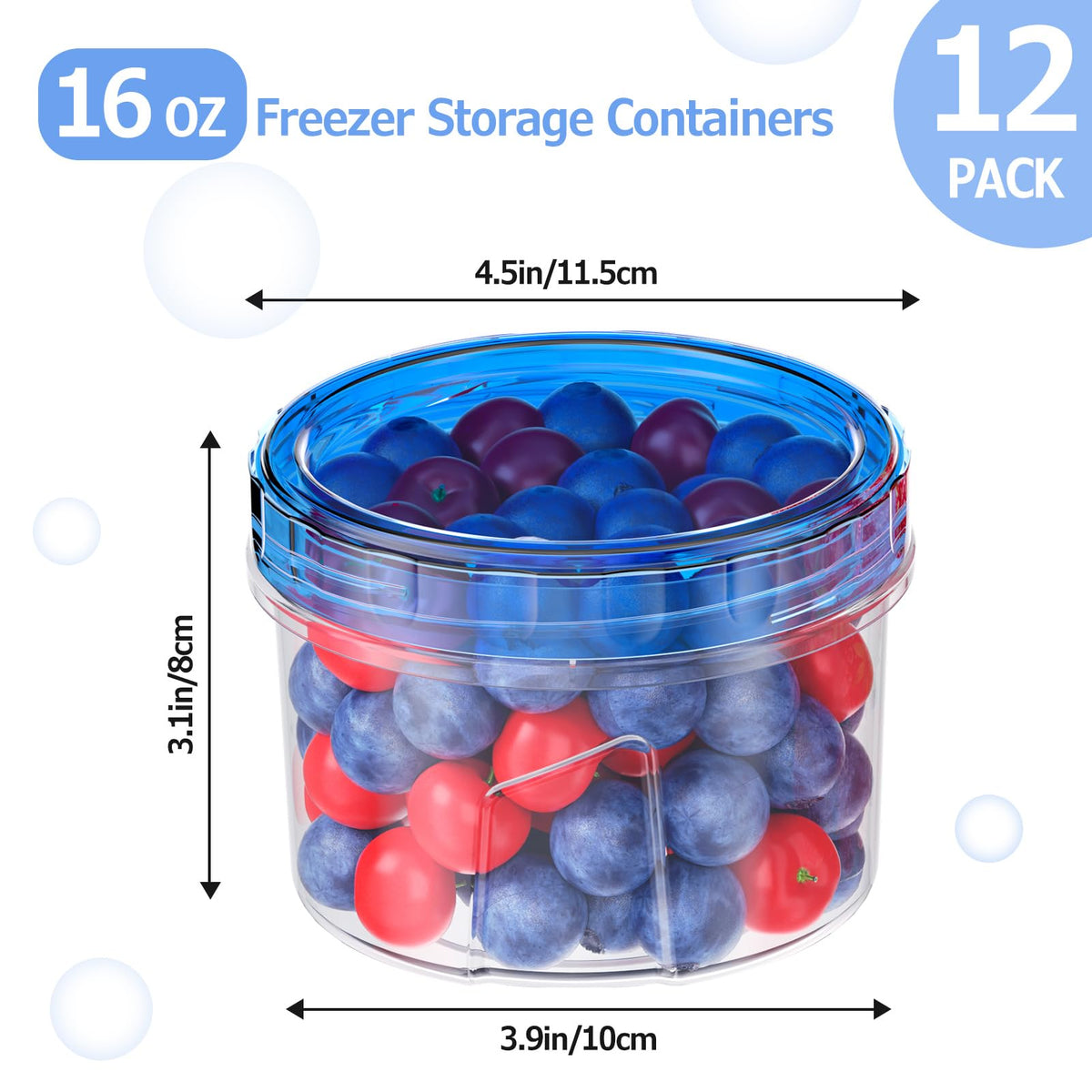 Winproper BPA-free food storage containers ensure safe, reusable storage