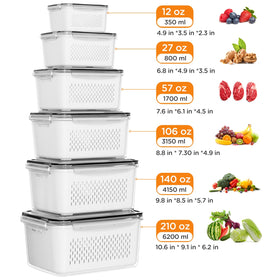 Winproper BPA-free plastic keeps fruits fresh longer and safe