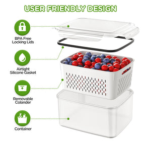 Winproper BPA-free material ensures safe, reusable storage for everyday produce