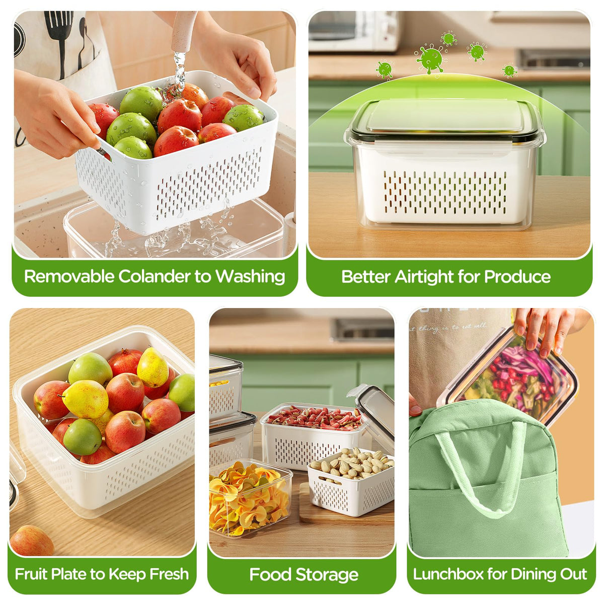 Winproper dishwasher-safe design makes cleanup fast and easy