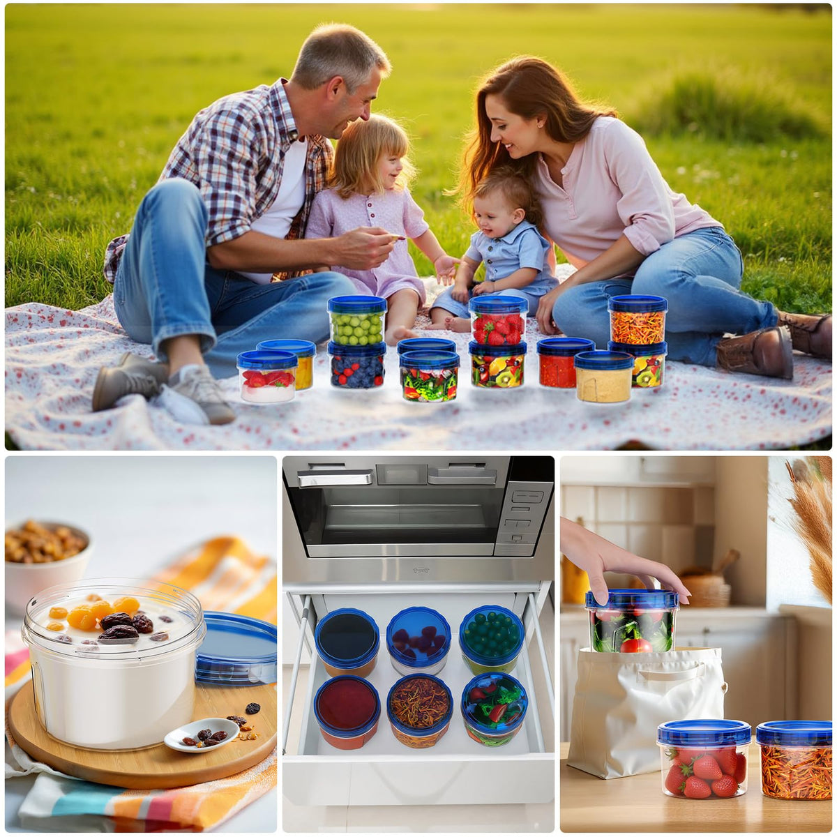 Winproper odor-resistant lids help retain freshness and reduce lingering smells