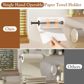Winproper damping mechanism enabling controlled tearing of towels