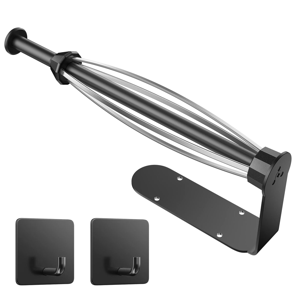 Winproper under-cabinet paper towel holder installed to save counter space