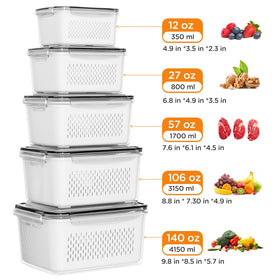 Silicone-seal locking clips on Winproper containers prevent leaks