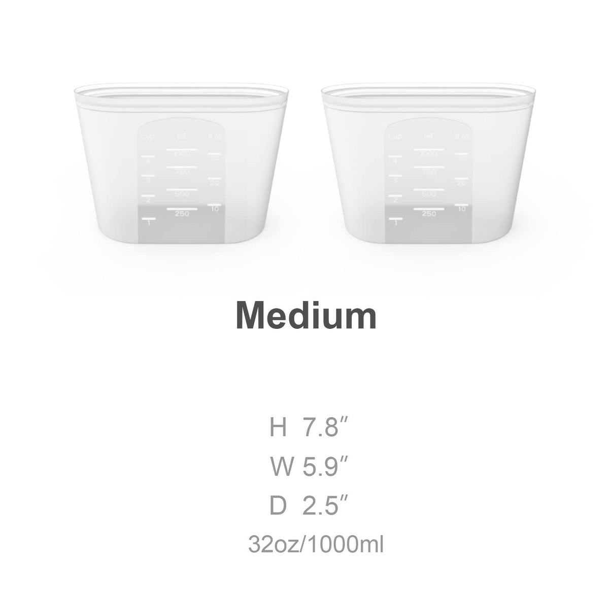 Winrock silicone bag microwave-safe for reheating meals.
