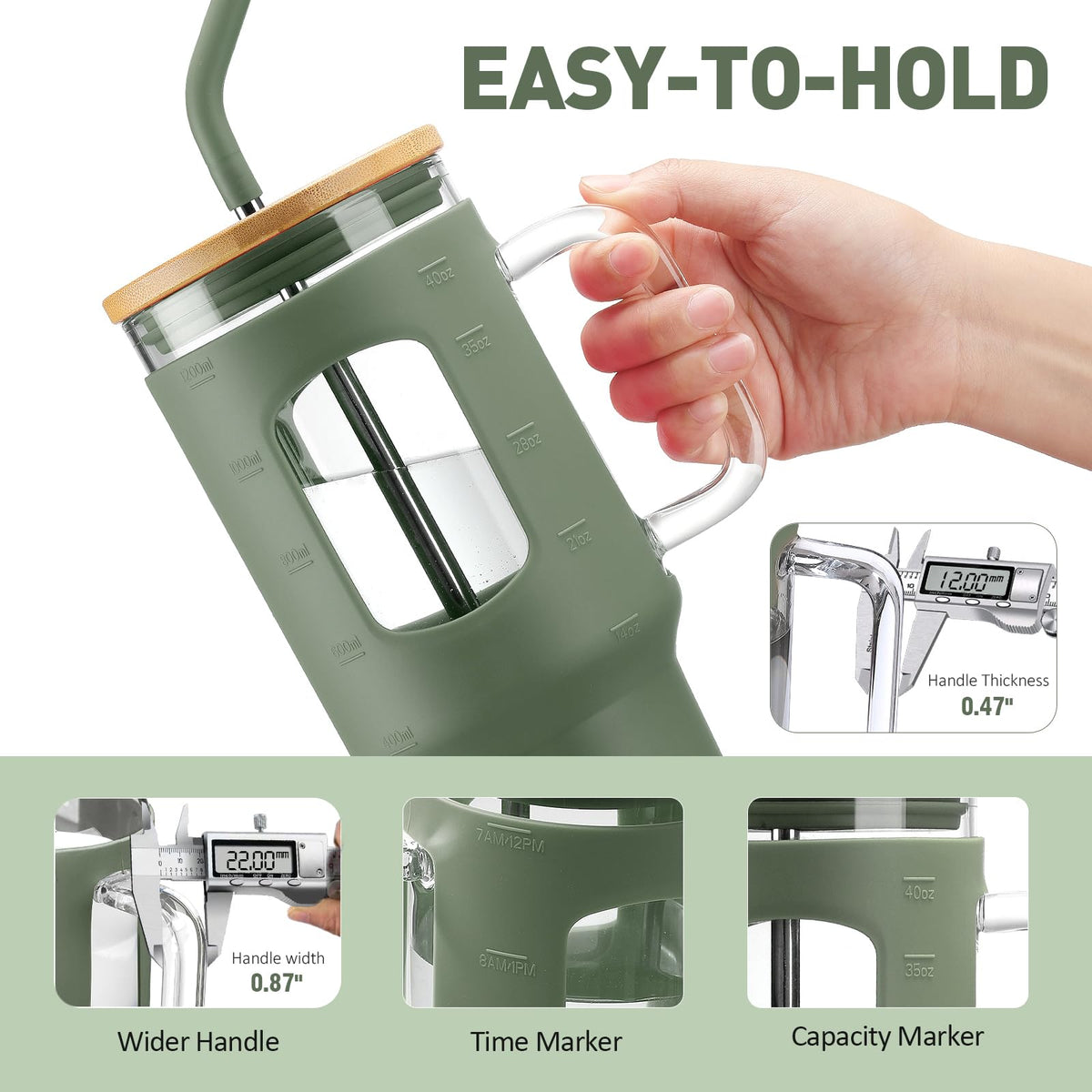 WINSA tumbler designed for car cup holders, easy sipping on the go.