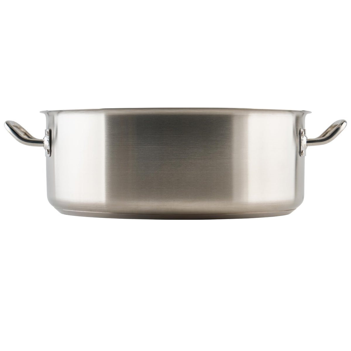 Induction-safe Winware brazier offers versatile stovetop performance.