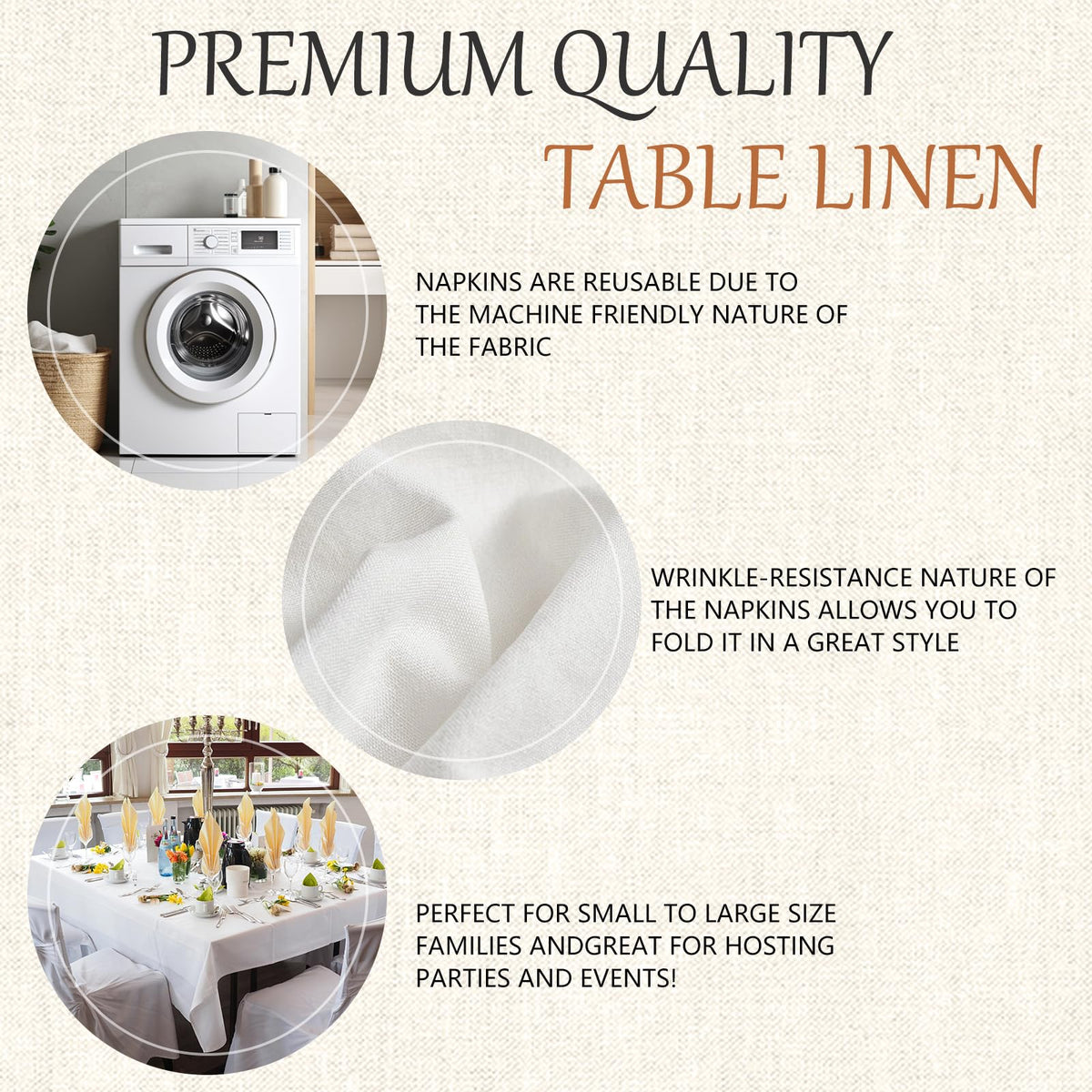 Camping or outdoor dining with Winwingo tablecloth for portable use