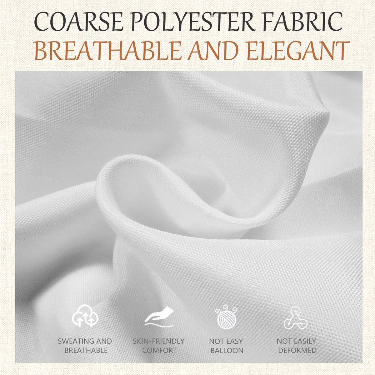 Low-maintenance heat-safe drying on Winwingo tablecloth after washing