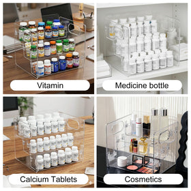 Wiojtry 3-Tier Organizer fits under sink for compact storage.
