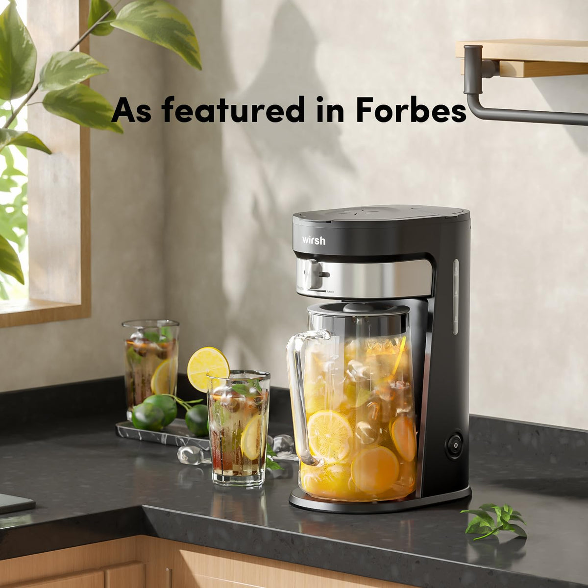 Wirsh pitcher stored in fridge for easy chilling