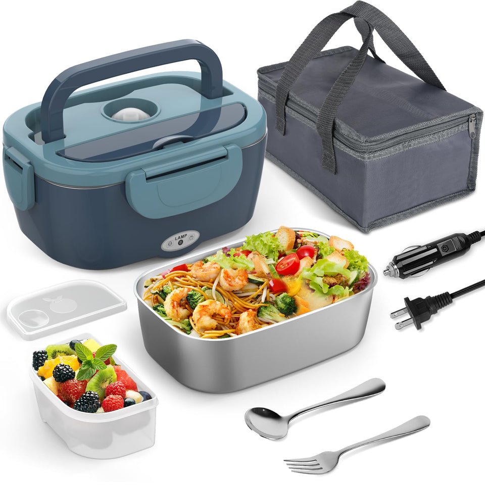 WisaKey electric lunch box with 1.5L container ready for hot meals on the go