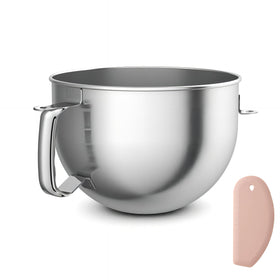 Wiselet 6-quart mixing bowl in 18/8 stainless steel for durable, nonreactive mixing.
