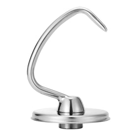 Wiselet stainless steel dough hook for KitchenAid 4.5-qt tilt-head, enhances kneading efficiency for bread dough.