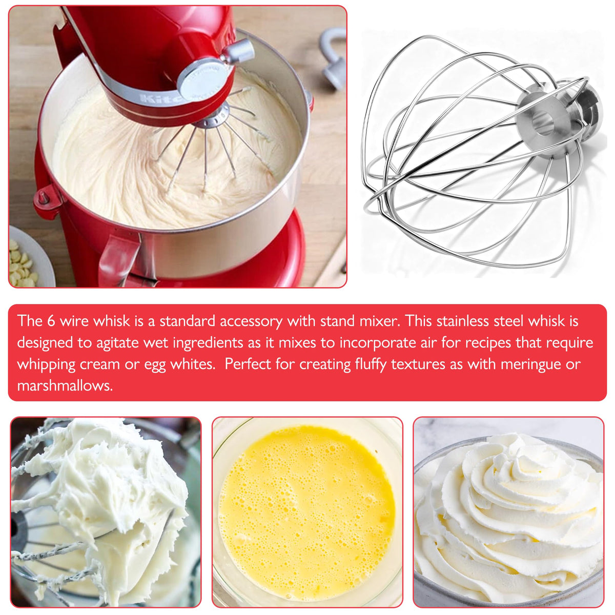 Wiselet KN256 dishwasher-safe whisk remains pristine after washing.
