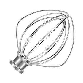 Wiselet KN256 stainless steel whisk for KitchenAid 6 Qt; durable design.