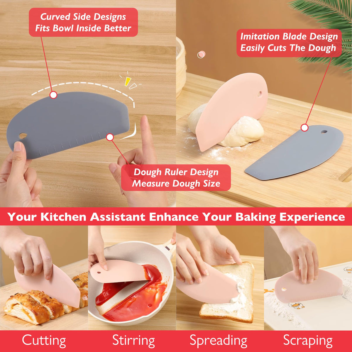 Wiselet silicone scraper included for easy scraping and transfer.