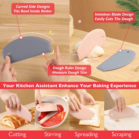 Wiselet silicone scraper included for easy scraping and transfer.