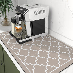 WISELIFE mat drying dishes after washing on kitchen counter
