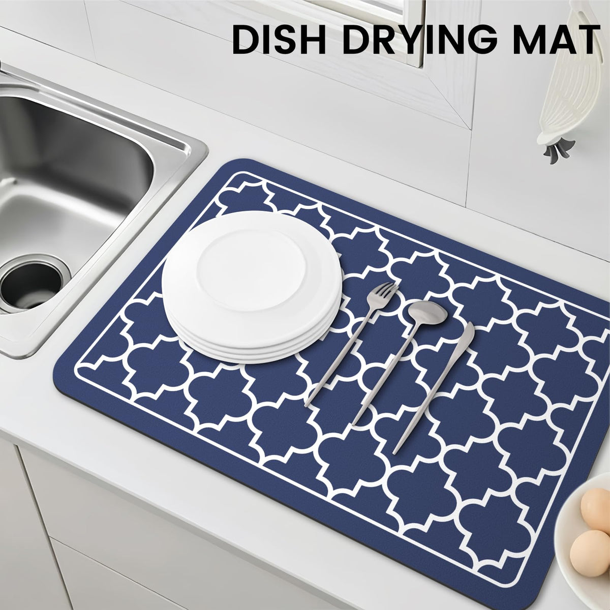 Easy to rinse and air-dry after cleaning sessions.