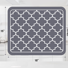 WiseLife dish drying mat easy-clean design resists stains and dries fast