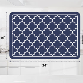 Large 16x24 WISELIFE mat provides ample space for dishes and cookware.