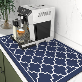 Stylish four-leaf pattern adds a chic touch to any kitchen.