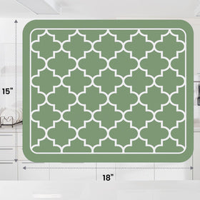 WISELIFE two-sizes-15x18-16x24 mat fits your space and dries quickly.