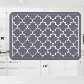 WISELIFE dish drying mat rolled up for compact storage.