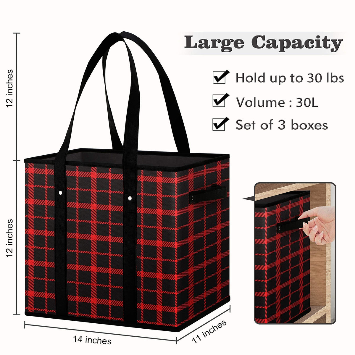 WISELIFE easy-to-carry bag with handles and shoulder strap.