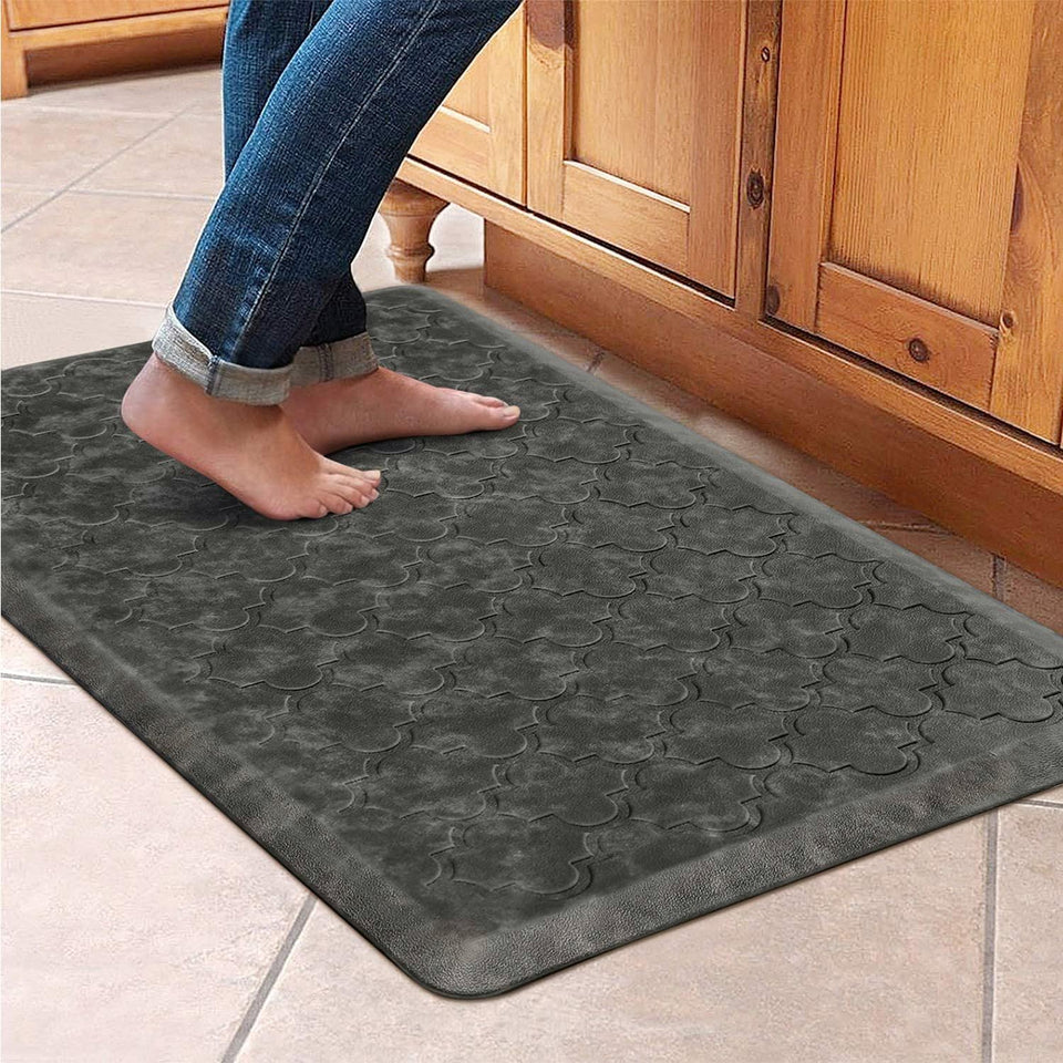 WISELIFE kitchen mat close-up: cushioned foam for comfortable standing.