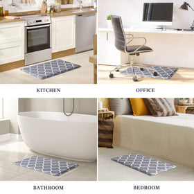 WISELIFE sink-area mat keeps standing tasks comfortable during dish chores.