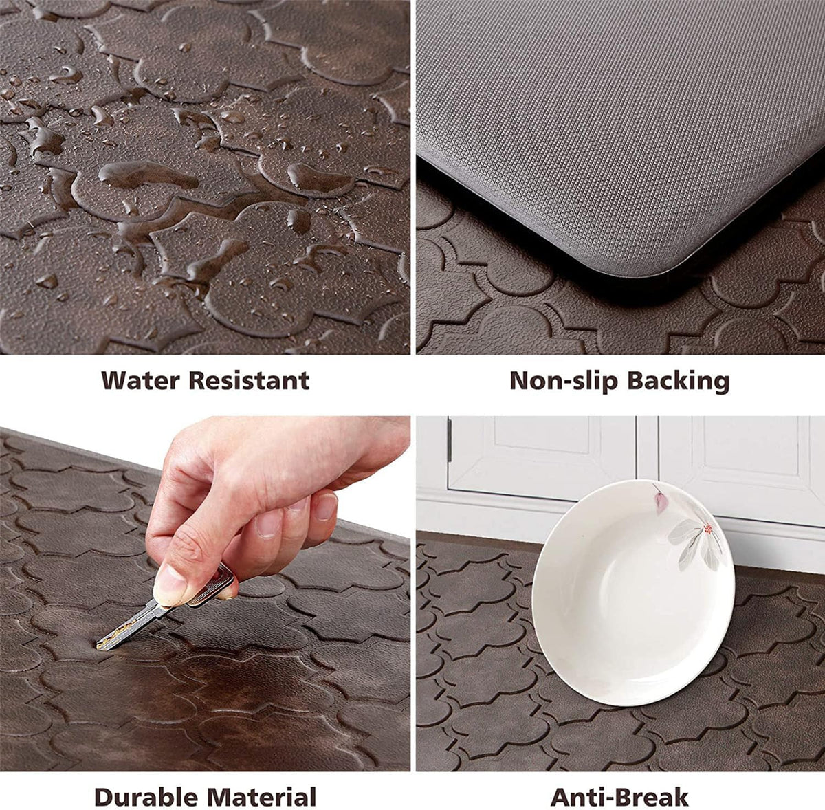 WISELIFE waterproof top surface resists spills and splashes for quick cleaning