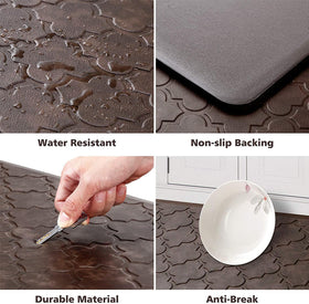 WISELIFE waterproof top surface resists spills and splashes for quick cleaning