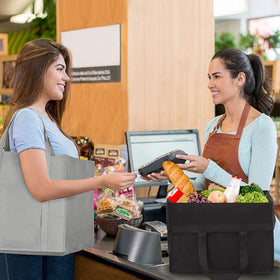 WISELIFE long-handle totes for comfortable carrying