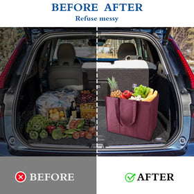 WISELIFE reusable bag easy-clean surface for quick maintenance