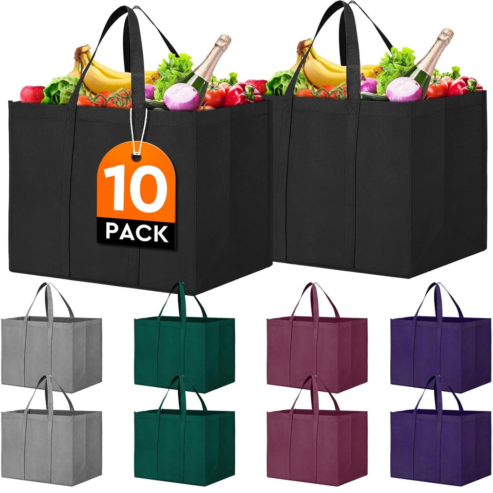 WISELIFE reusable bag folded neatly for compact storage and quick access
