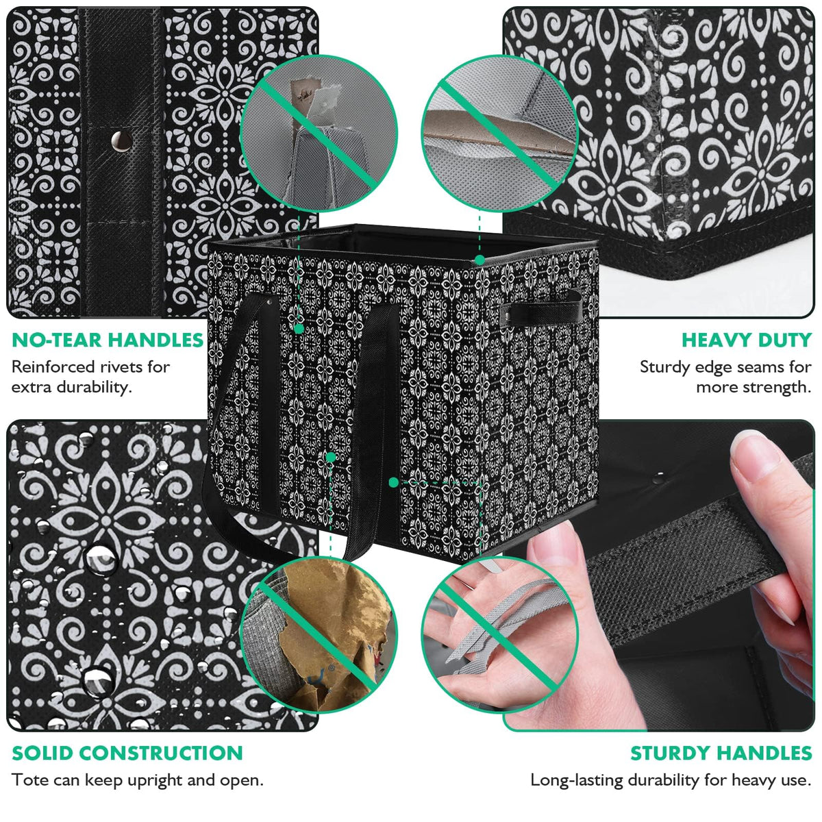 WiseLife rigid structure bag keeps groceries upright for easy loading