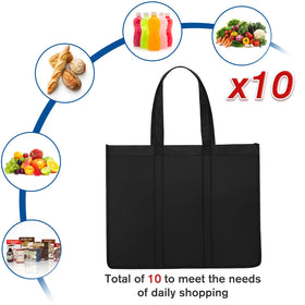 WISELIFE sturdy rip-stop fabric highlights durability for daily errands