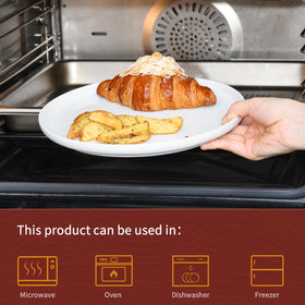 WishDeco porcelain plates are dishwasher safe for easy cleaning.