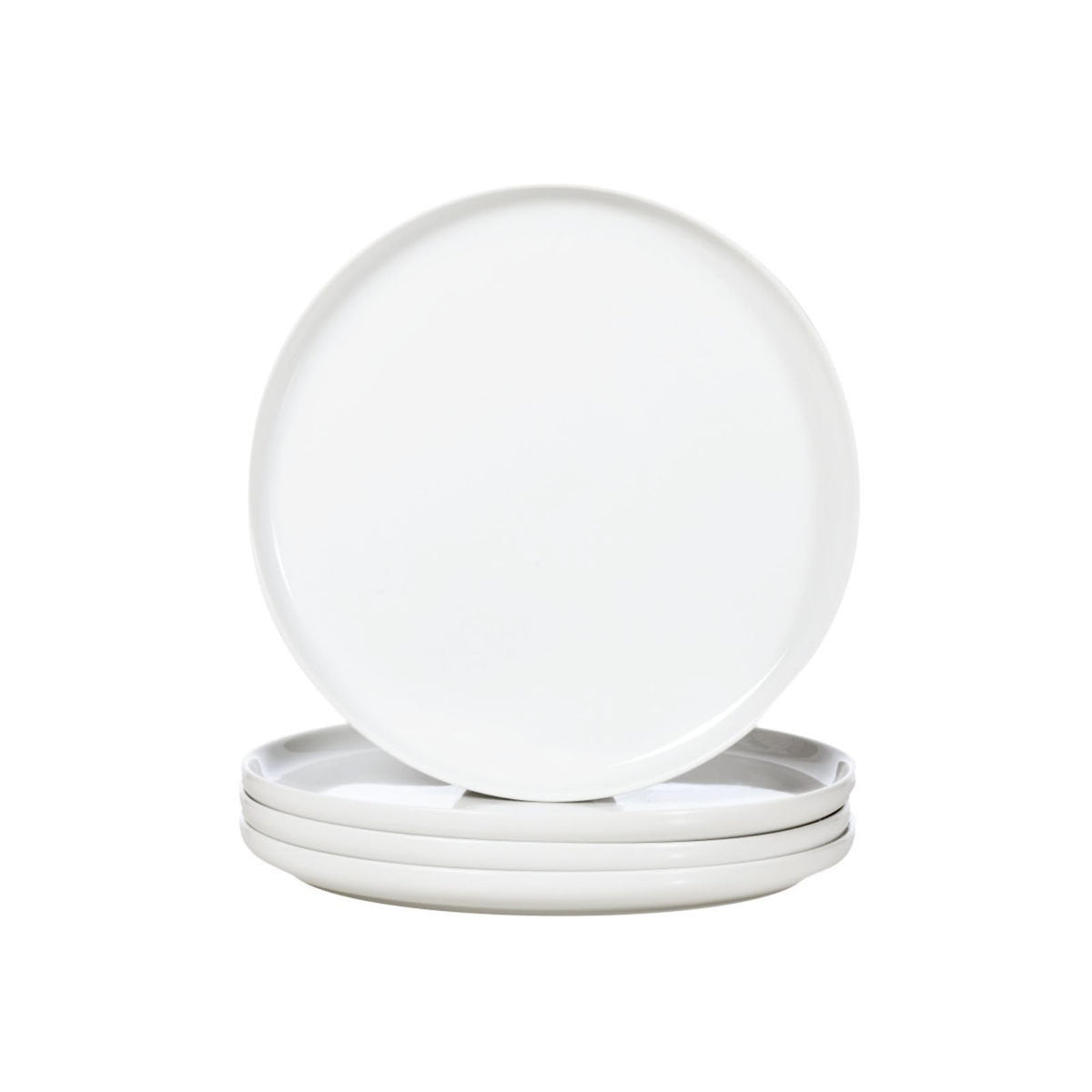 WishDeco white dinner plates set of four for everyday meals and entertaining.