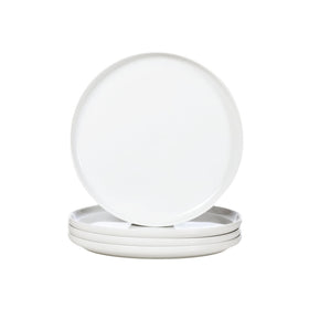 WishDeco white dinner plates set of four for everyday meals and entertaining.